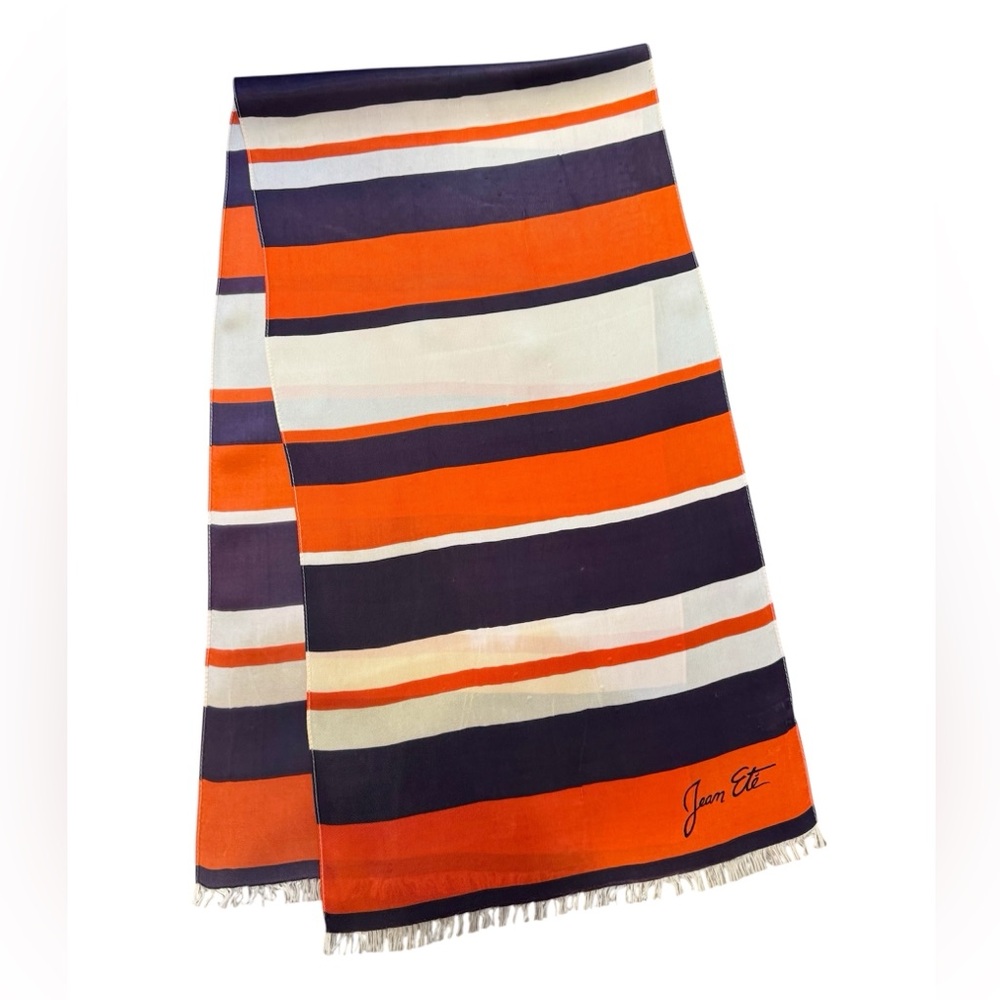 Vintage 1970’s Striped Italian Jean Ete Scarf